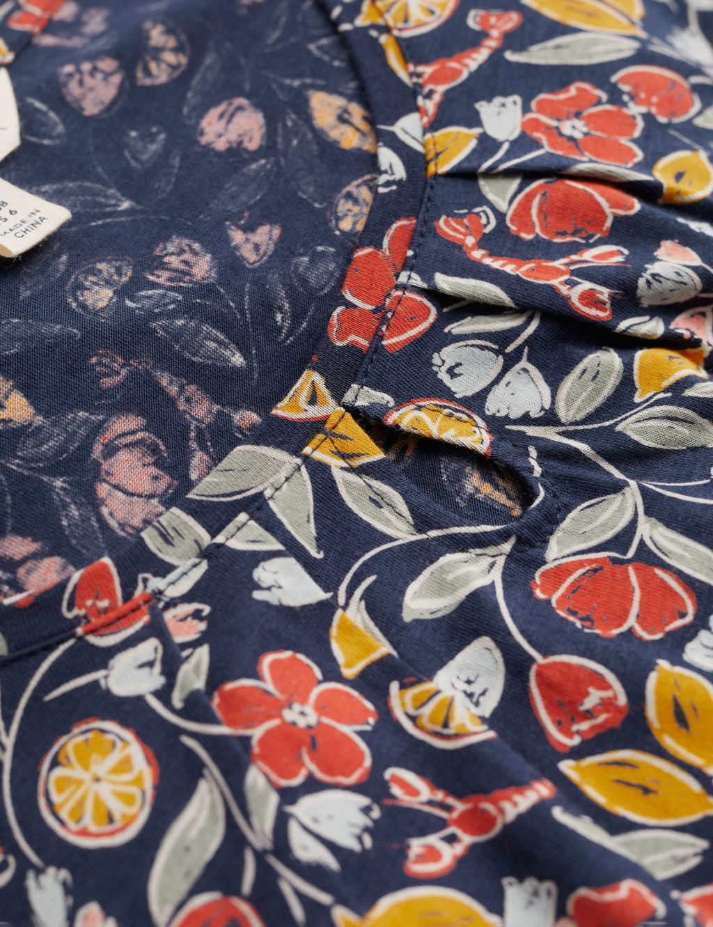 Cotton Rich Floral Short Sleeve Top 5 of 5