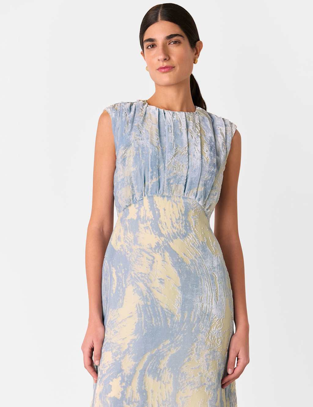 Velvet Devoré Printed Midi Tea Dress 4 of 4