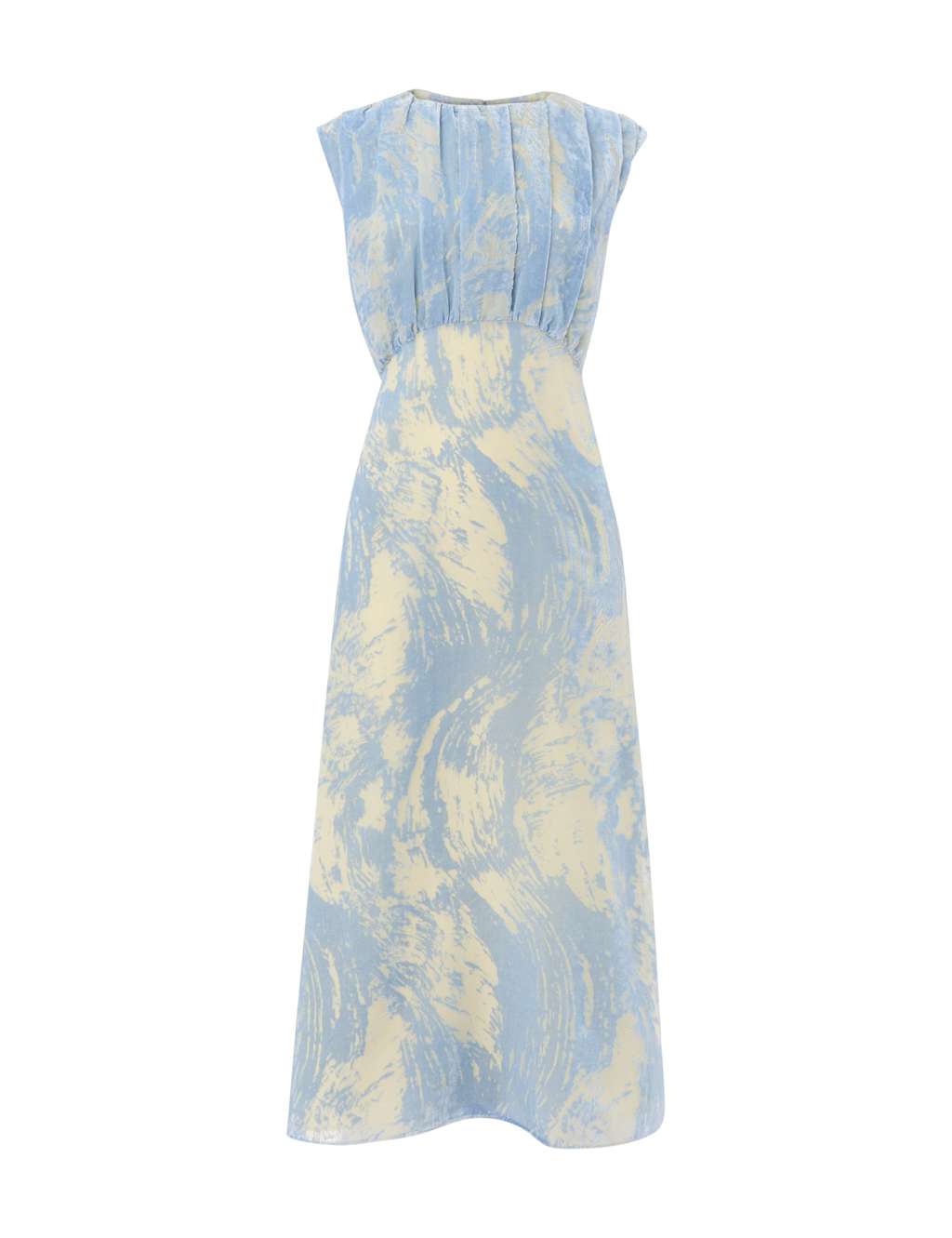 Velvet Devoré Printed Midi Tea Dress 2 of 4