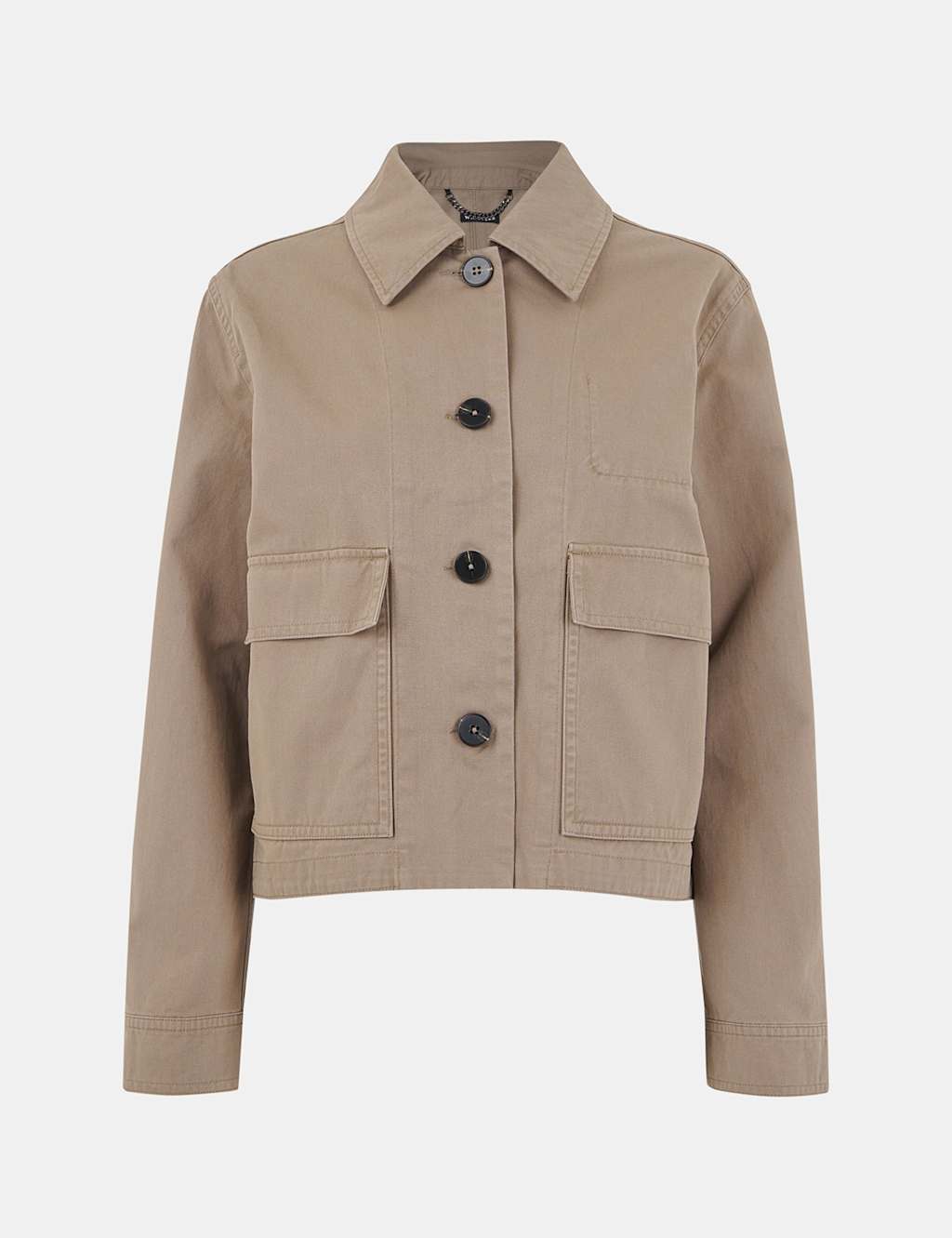 Pure Cotton Collared Short Jacket 2 of 4