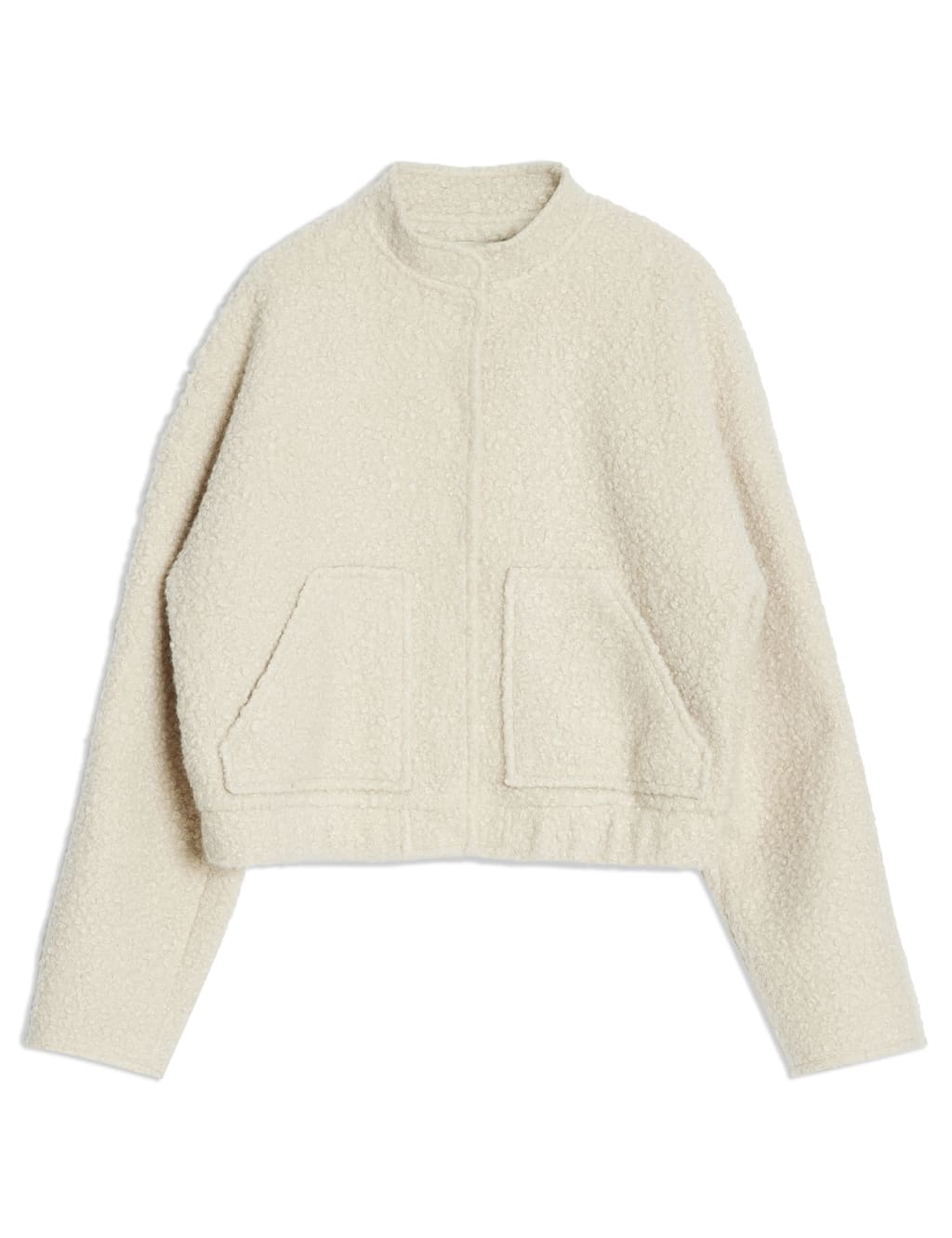 Teddy High Neck Bomber Jacket 2 of 5