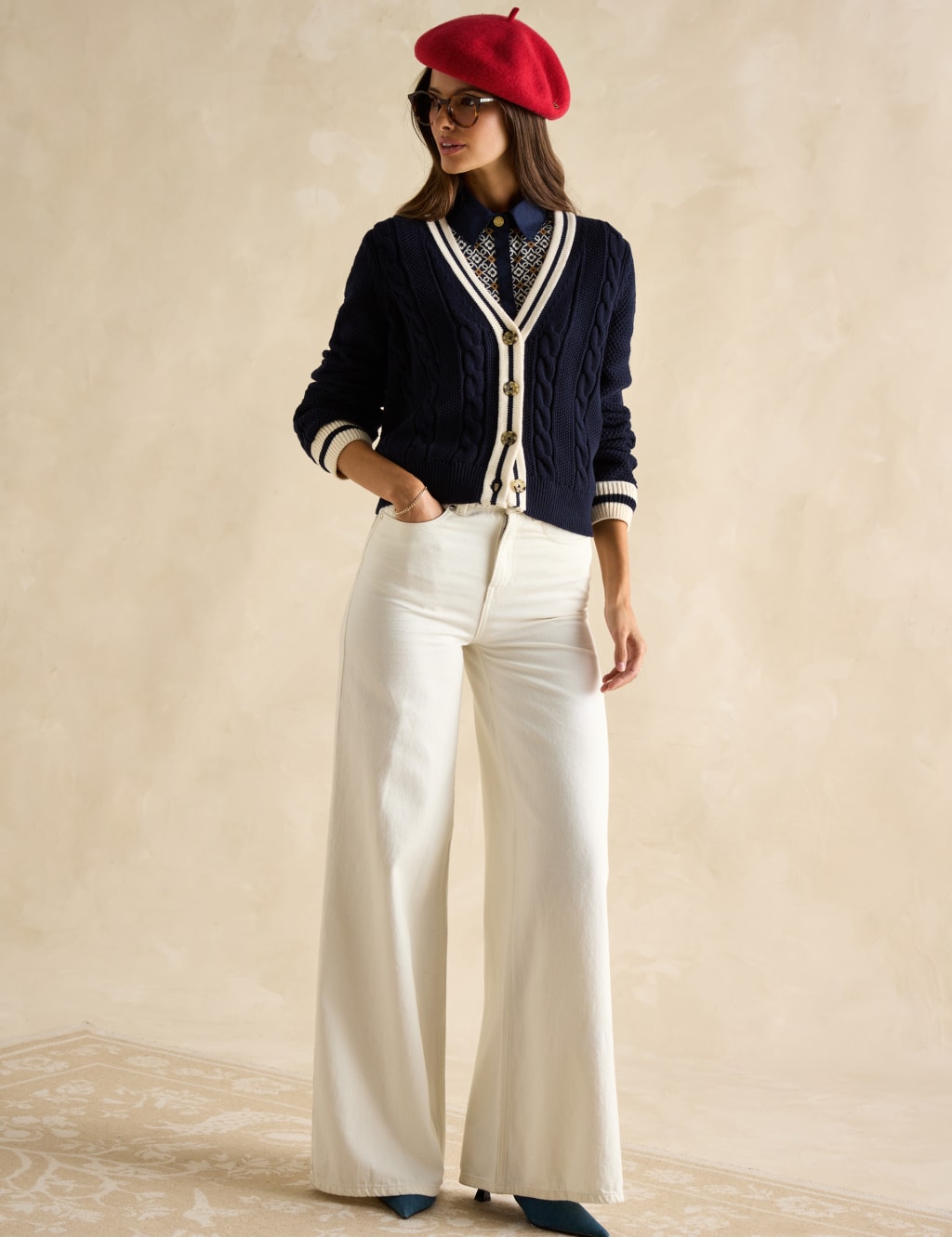 Pure Cotton Textured Cardigan 3 of 7
