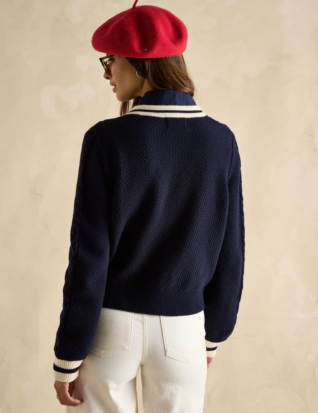 Pure Cotton Textured Cardigan 5 of 7