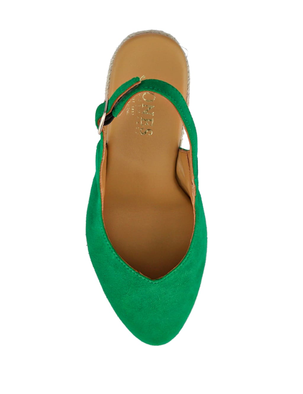 Suede Wedge Slingback Shoes 6 of 7