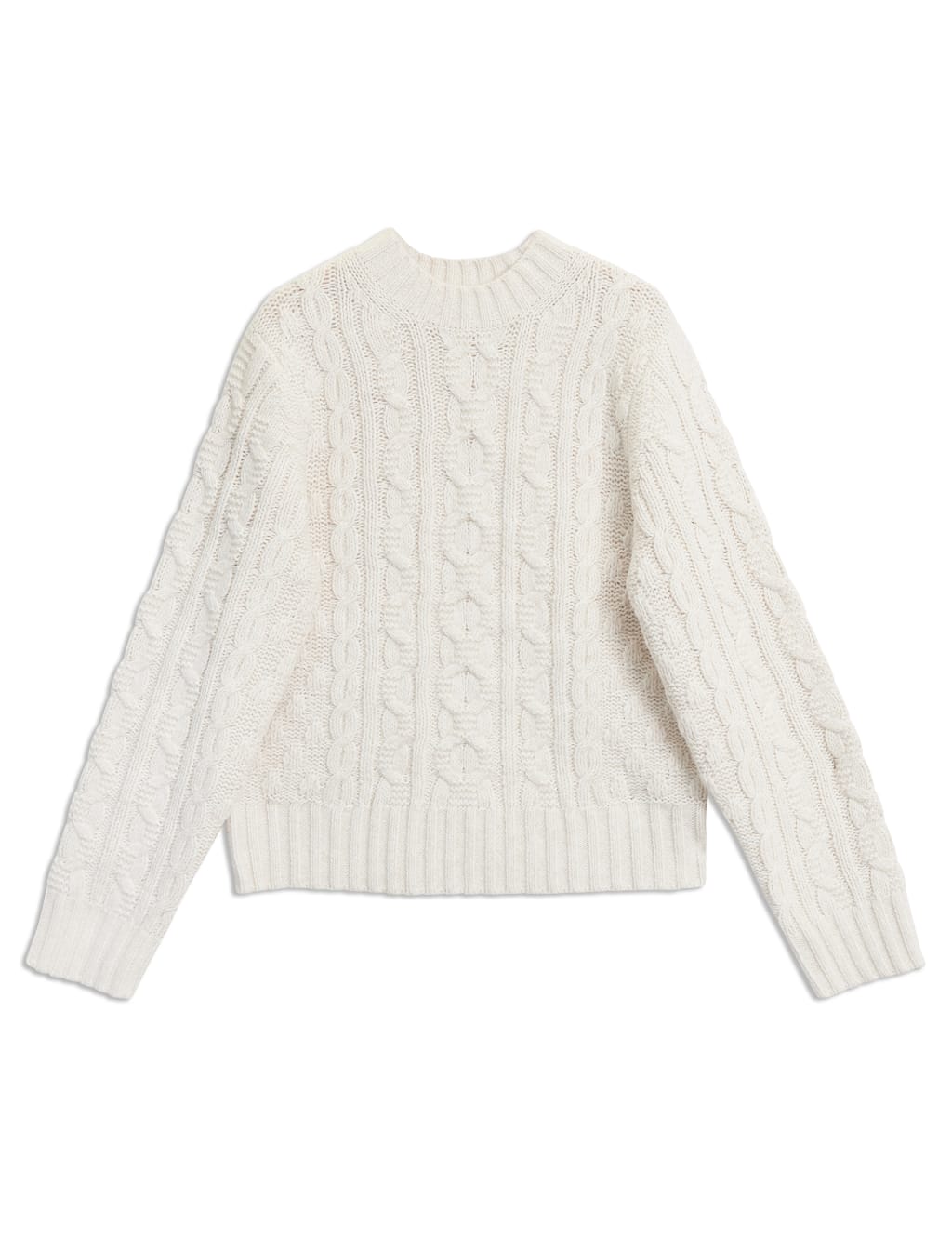 Cable Knit Crew Neck Jumper 2 of 6