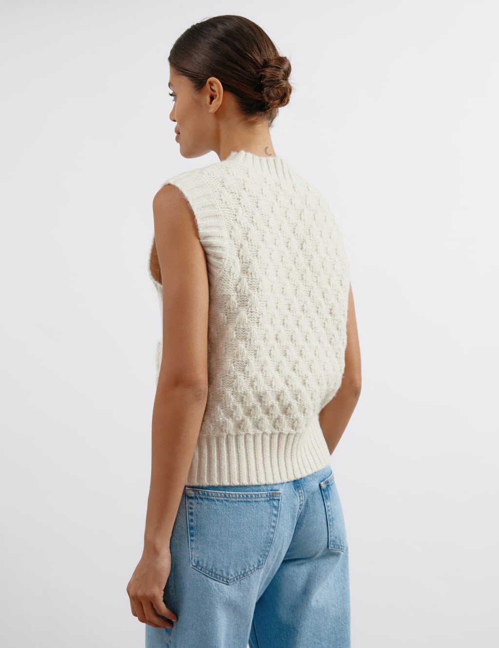 Textured Vest with Wool 5 of 5