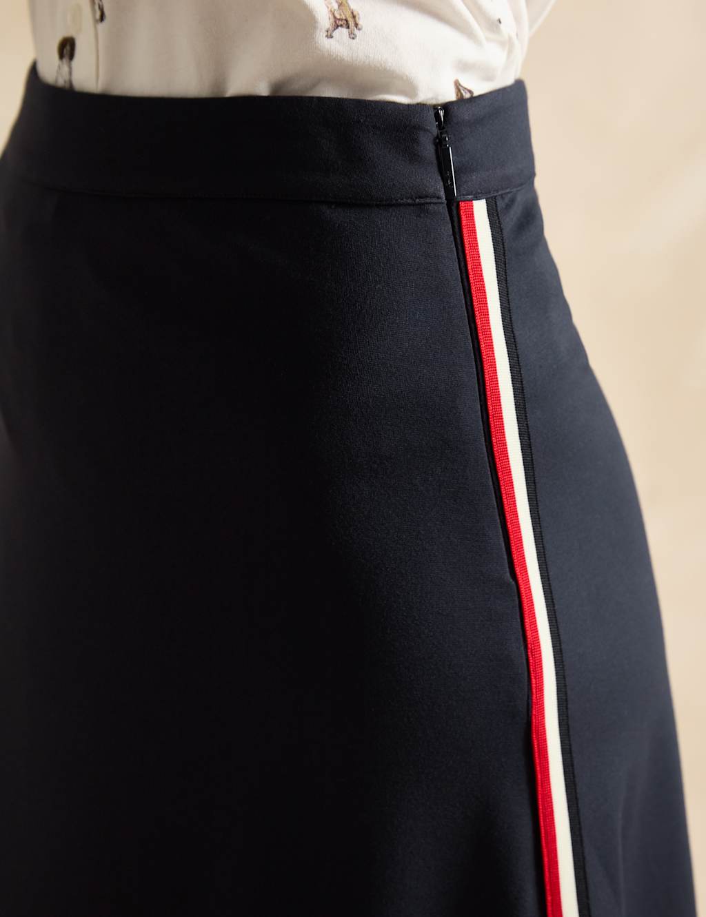 Striped Midaxi A-Line Skirt 5 of 6