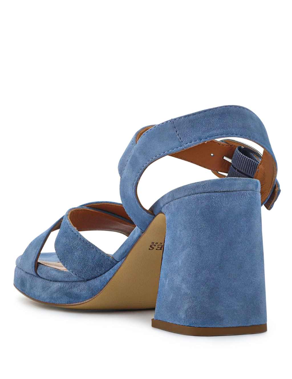 Leather Buckle Ankle Strap Platform Sandals 6 of 7