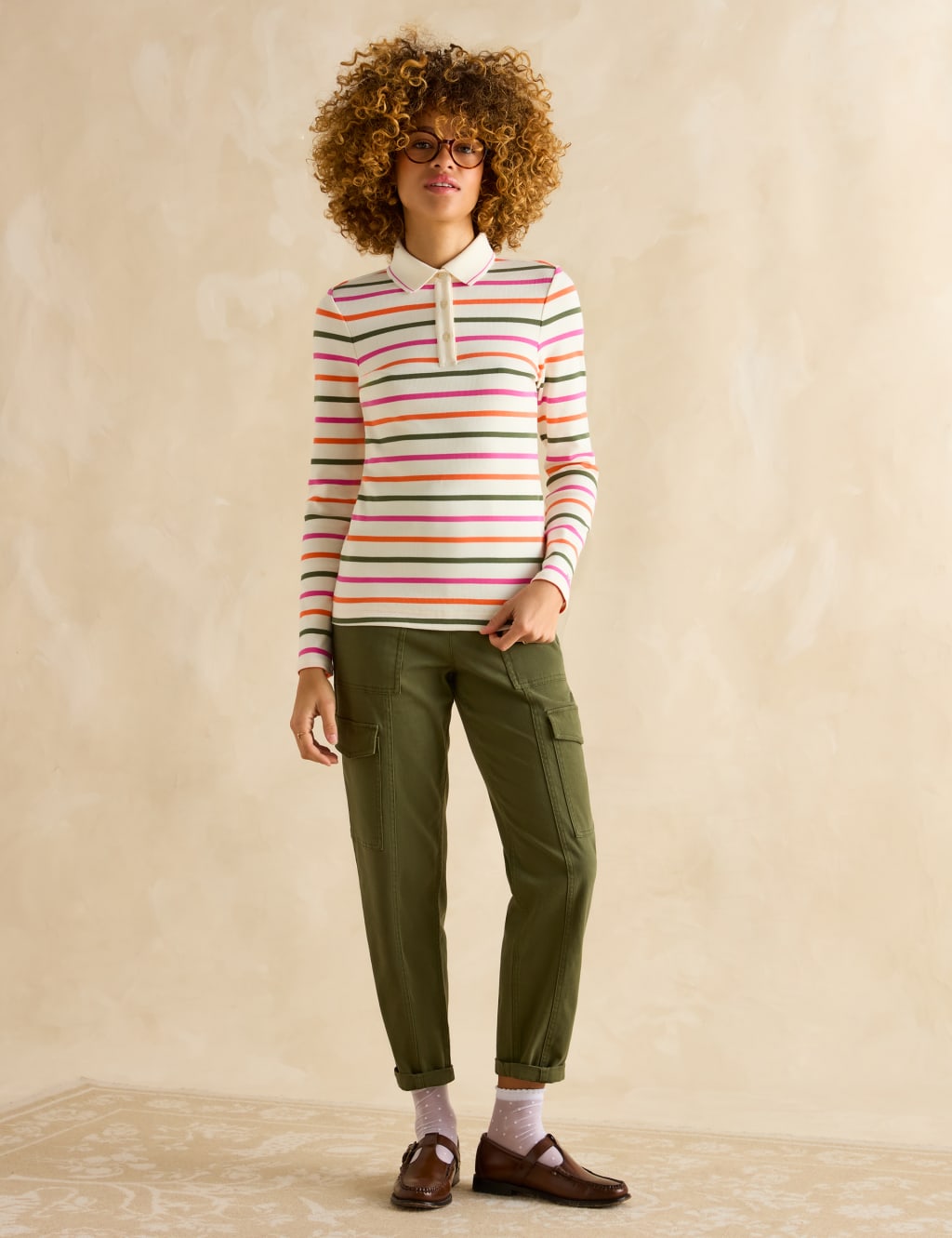 Cotton Rich Striped Top 3 of 7
