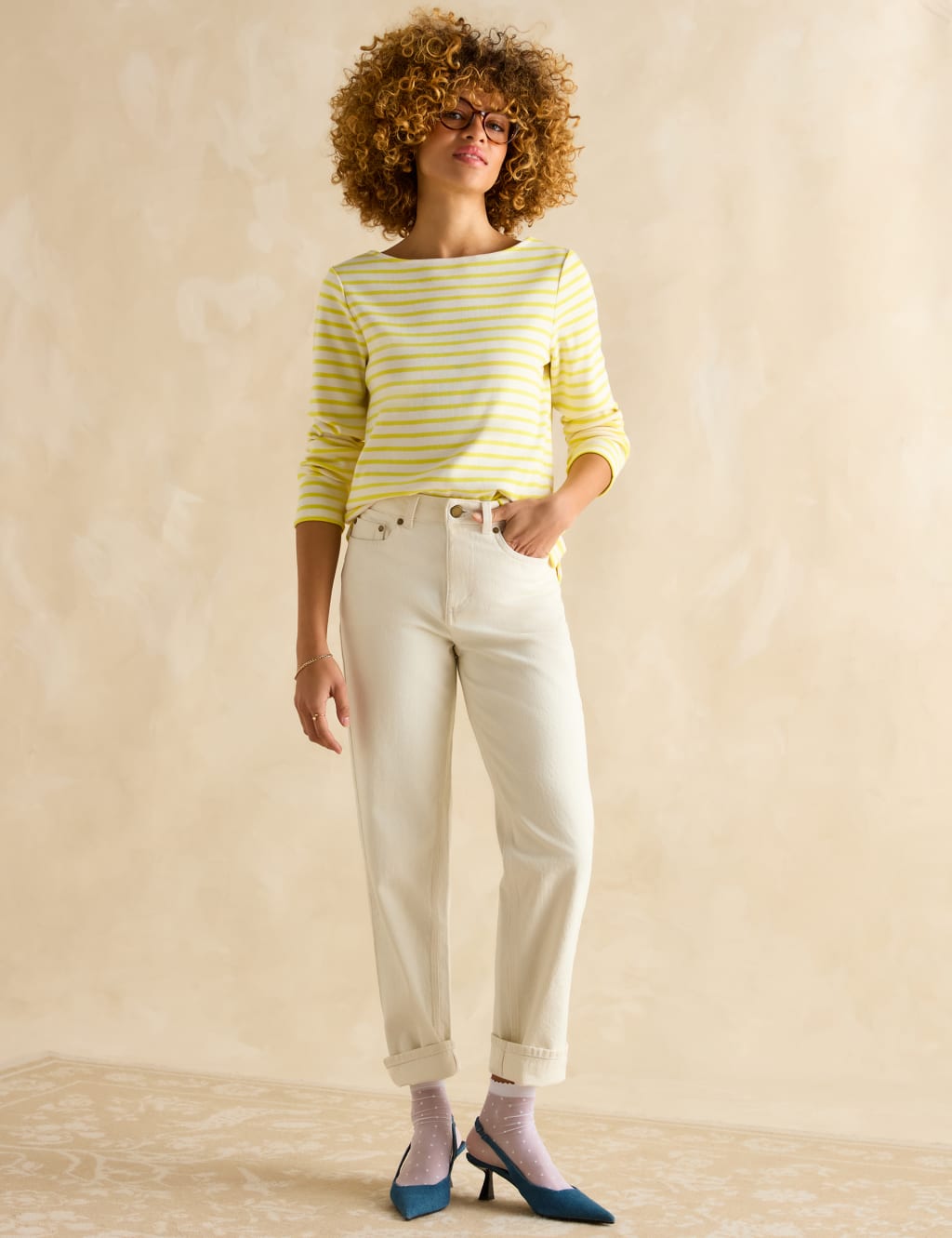 Pure Cotton Striped Top 3 of 6