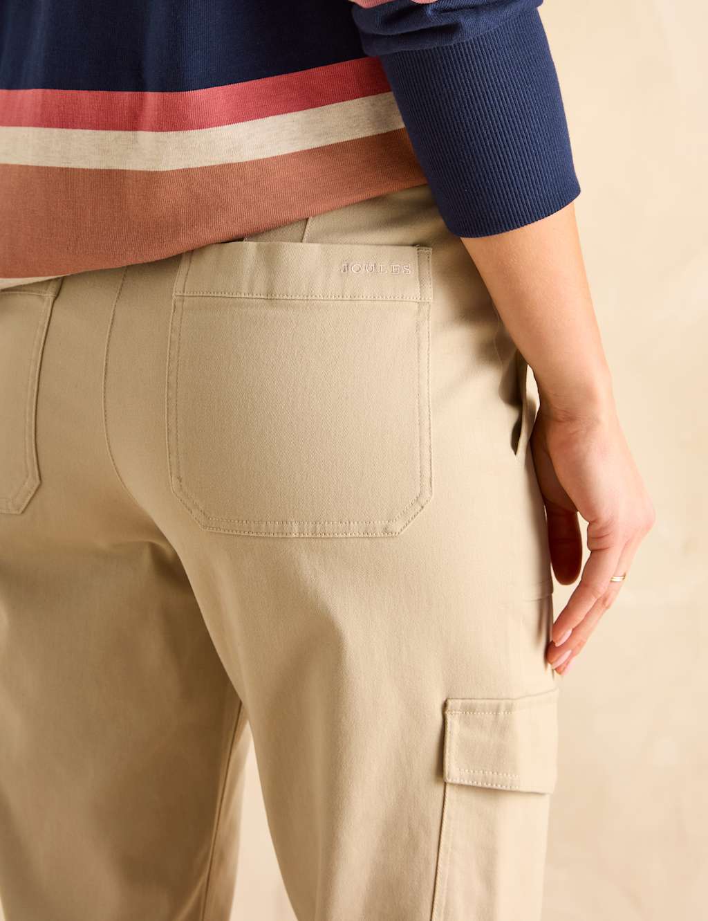 Cotton Rich Cargo Straight Leg Trousers 6 of 6