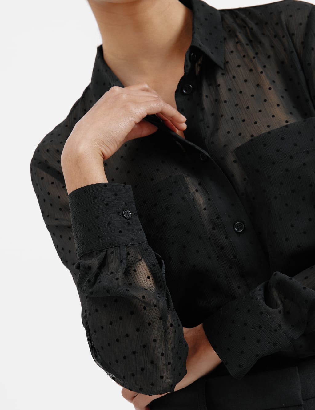 Polka Dot Button Through Shirt 4 of 5