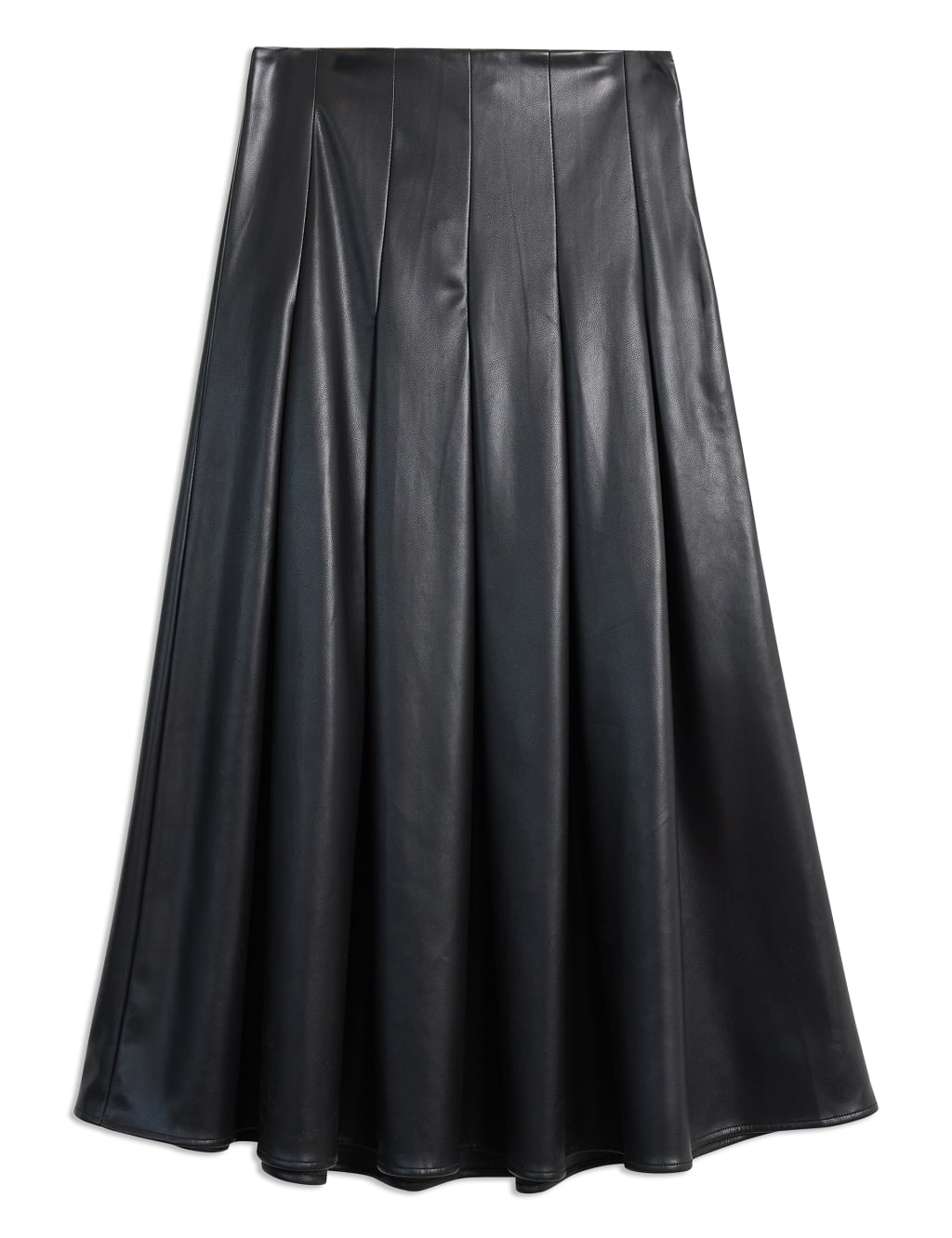 Metallic pleated skirt m&s cheap