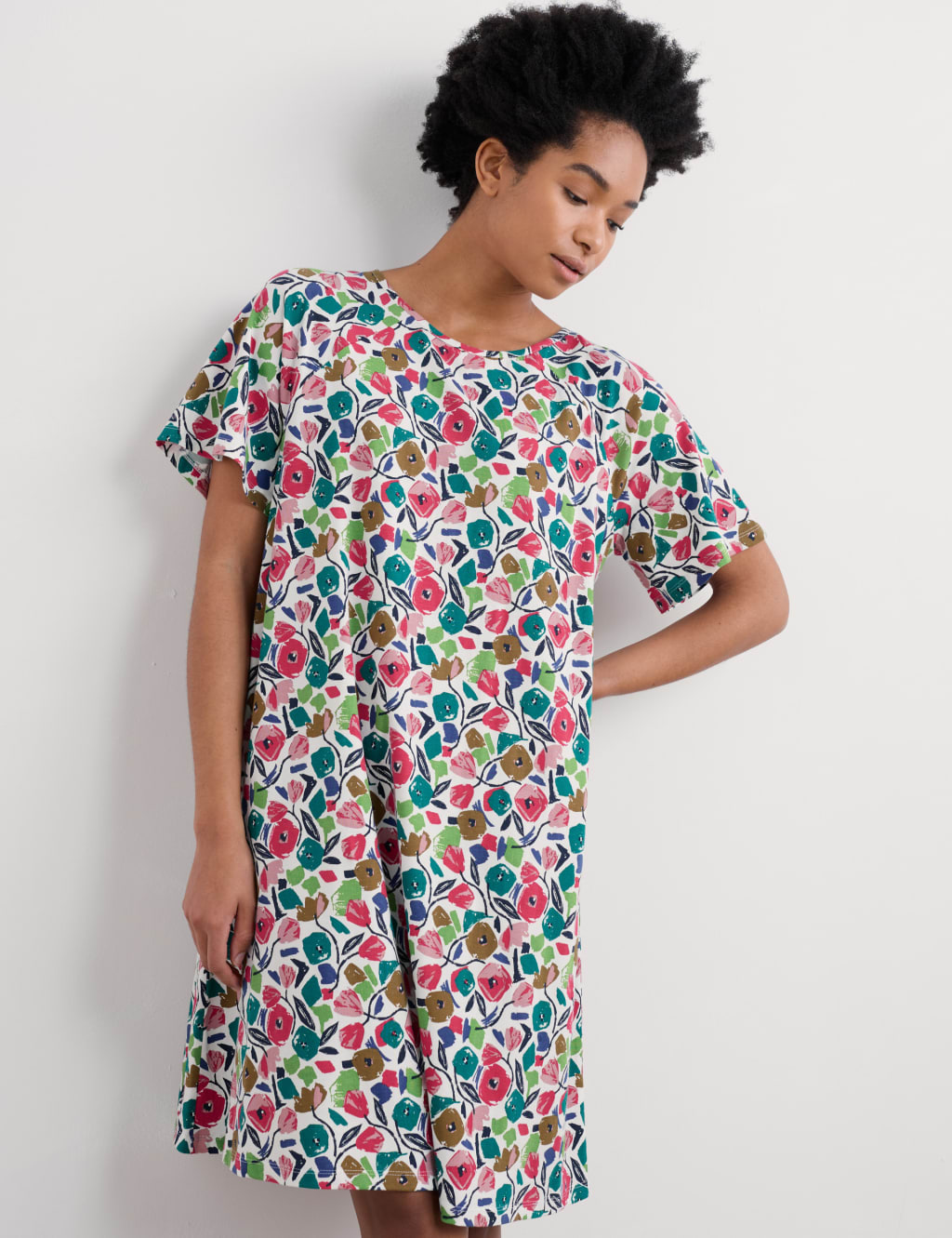 Cotton Rich Floral Nightdress 3 of 3