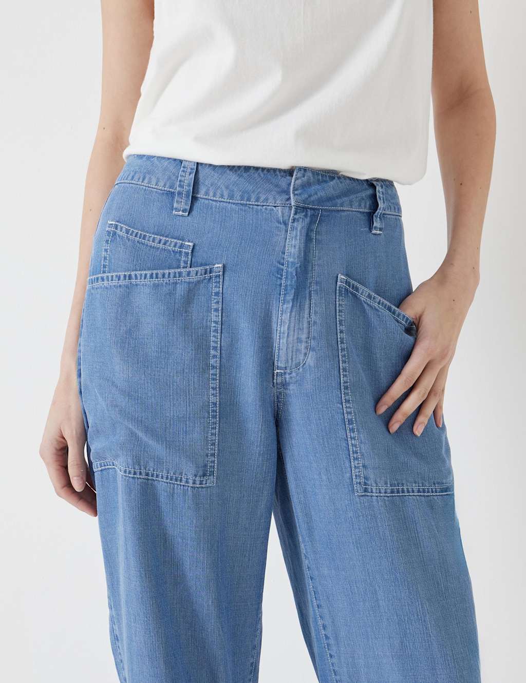 Pure Lyocell Straight Leg Jeans 5 of 5