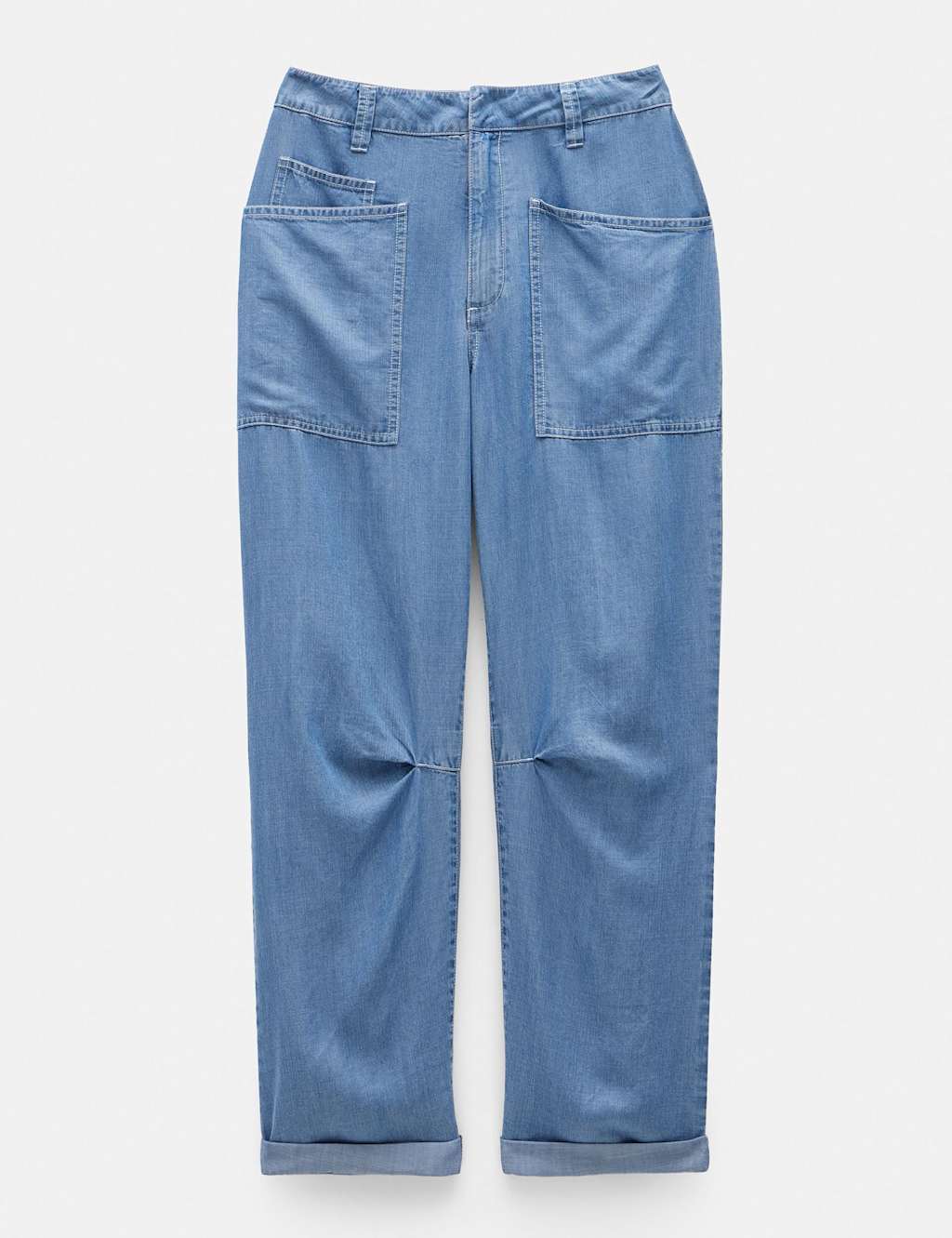 Pure Lyocell Straight Leg Jeans 2 of 5