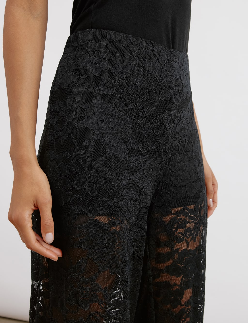 Lace Wide Leg Trousers 5 of 7