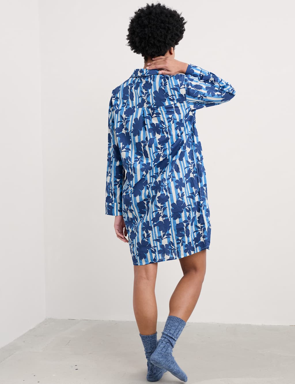 Pure Cotton Floral Nightshirt 3 of 4