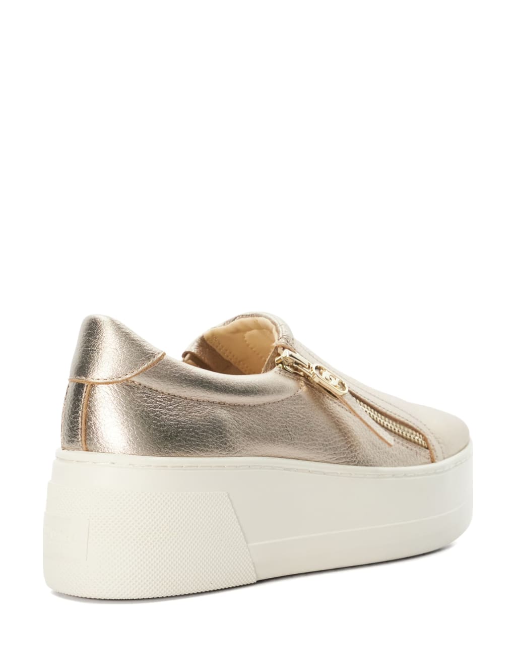 Metallic platform trainers best sale