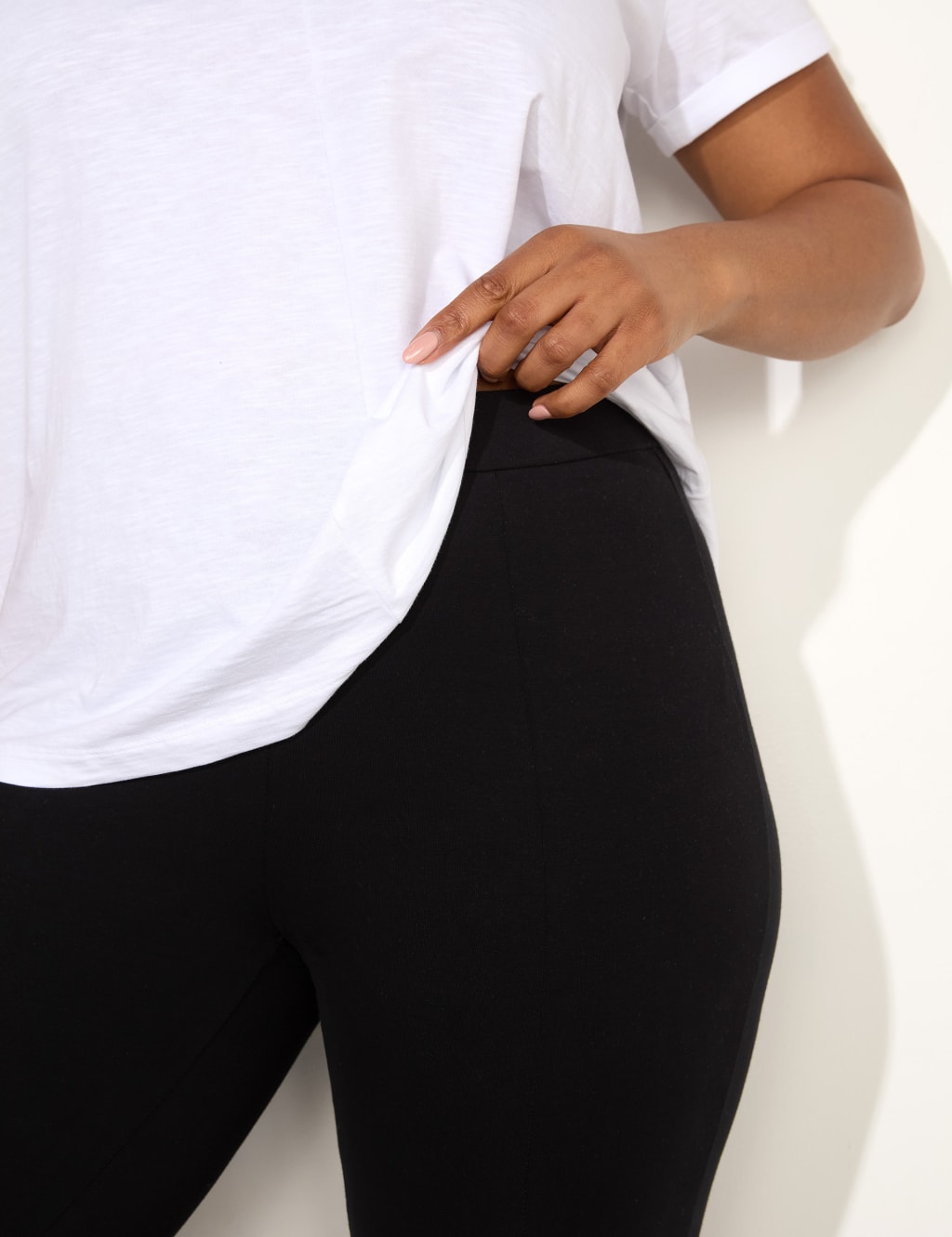 Cotton Rich Flared Leggings 2 of 3