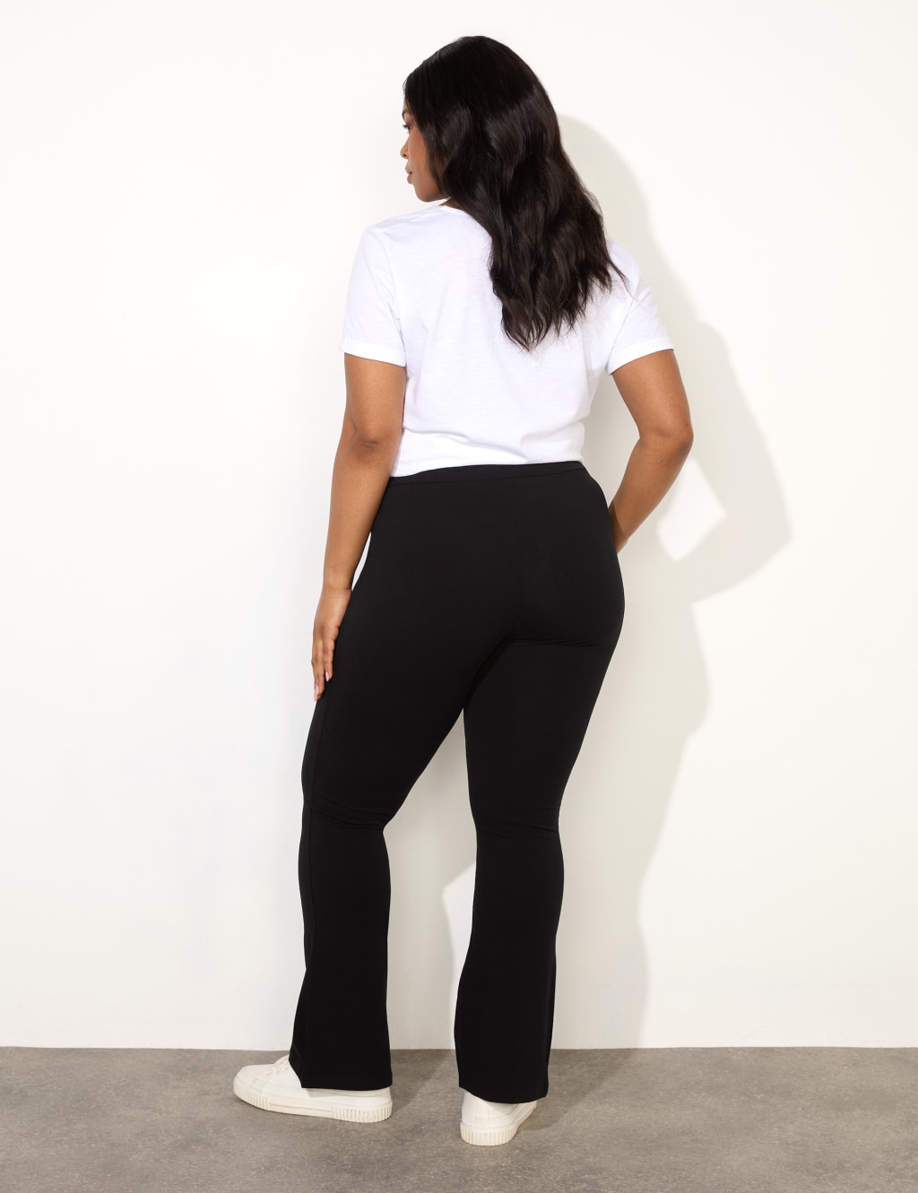 Cotton Rich Flared Leggings 3 of 3