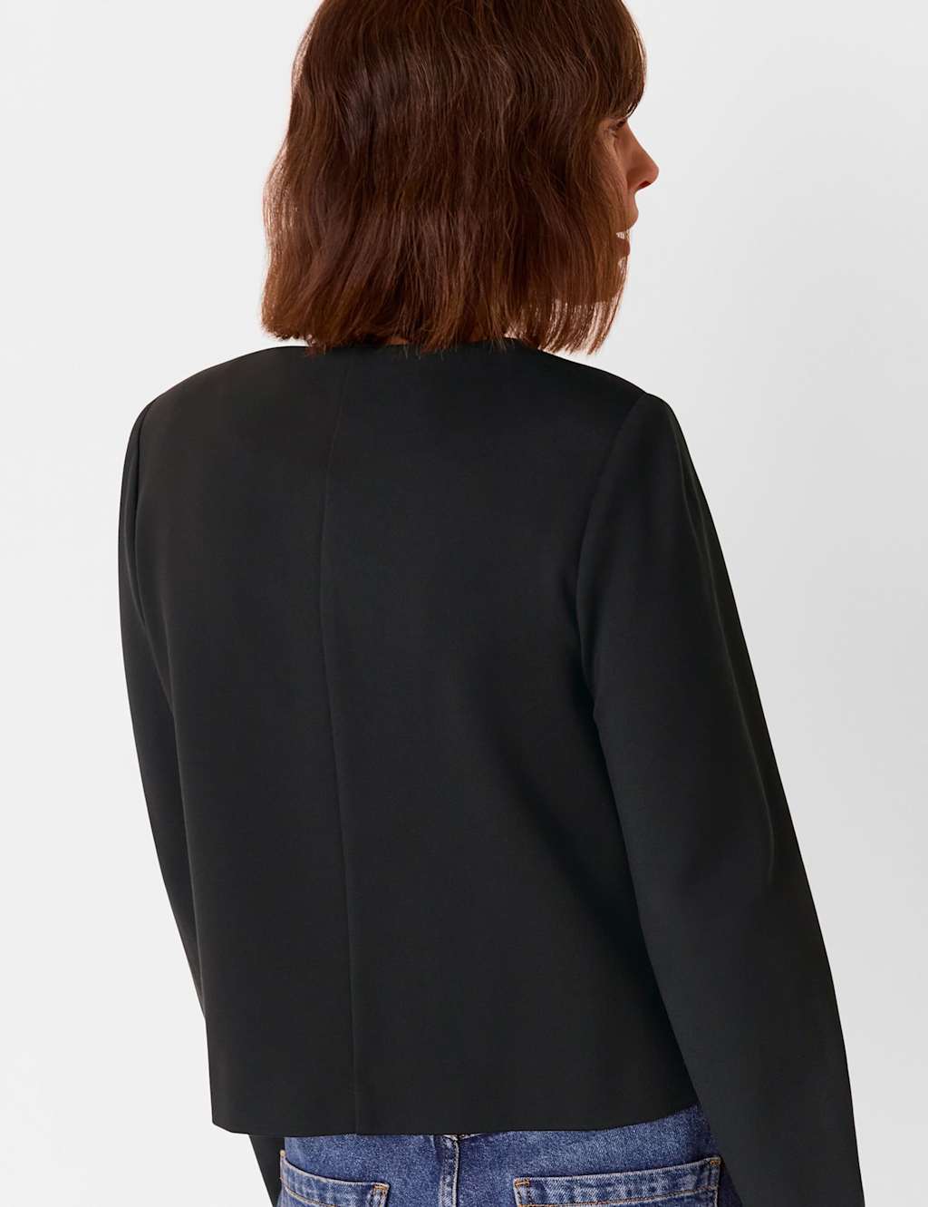 Collarless Short Jacket 3 of 4