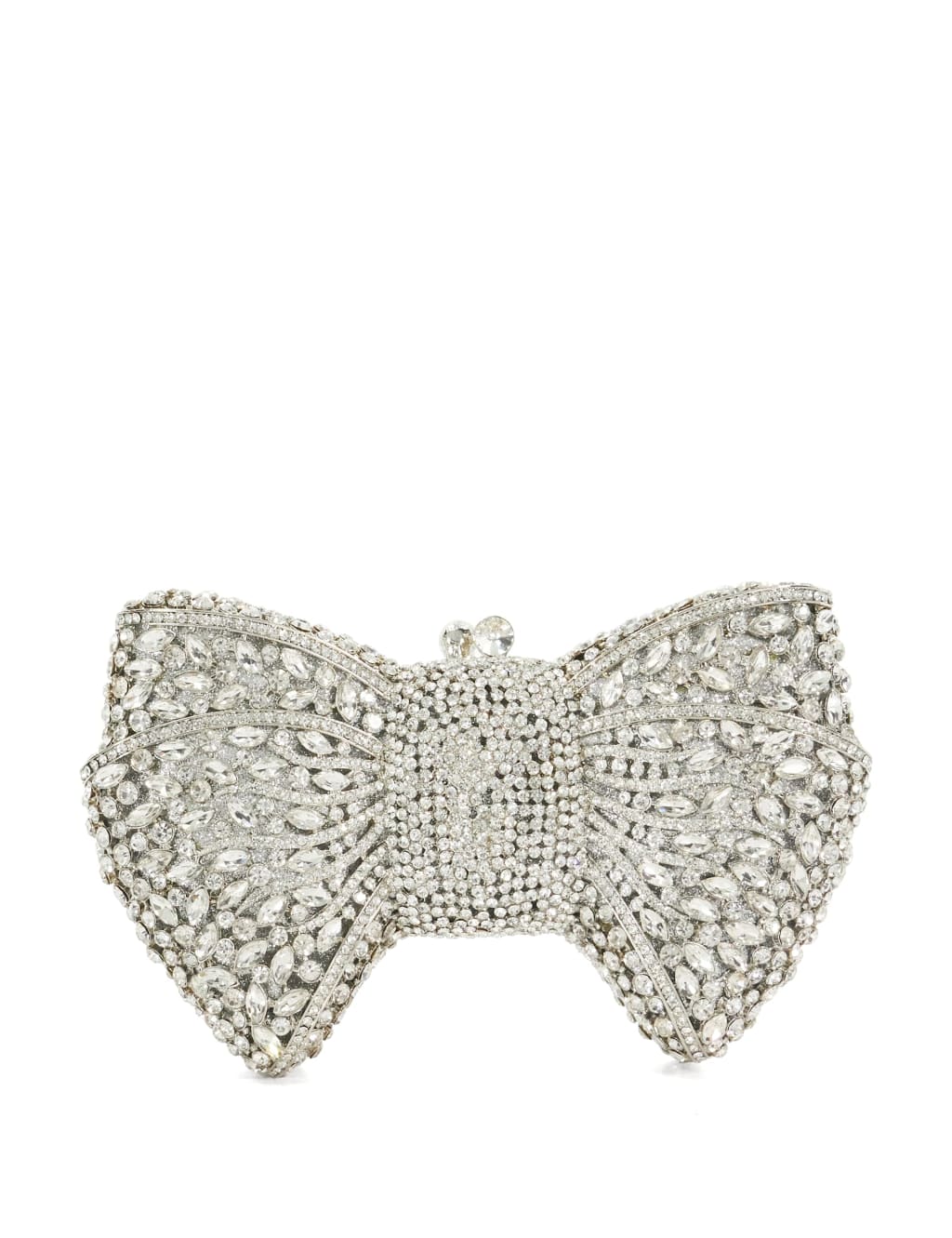 Diamante Bow Chain Strap Mini Clutch Bag 2 of 4