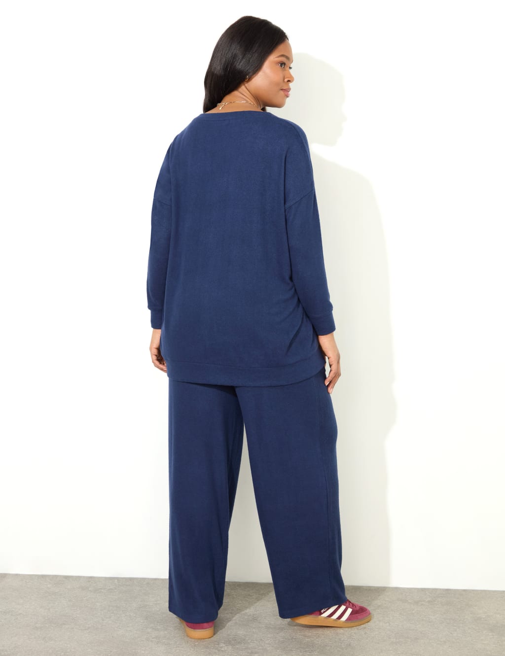 Elasticated Waist Wide Leg Trousers 4 of 4
