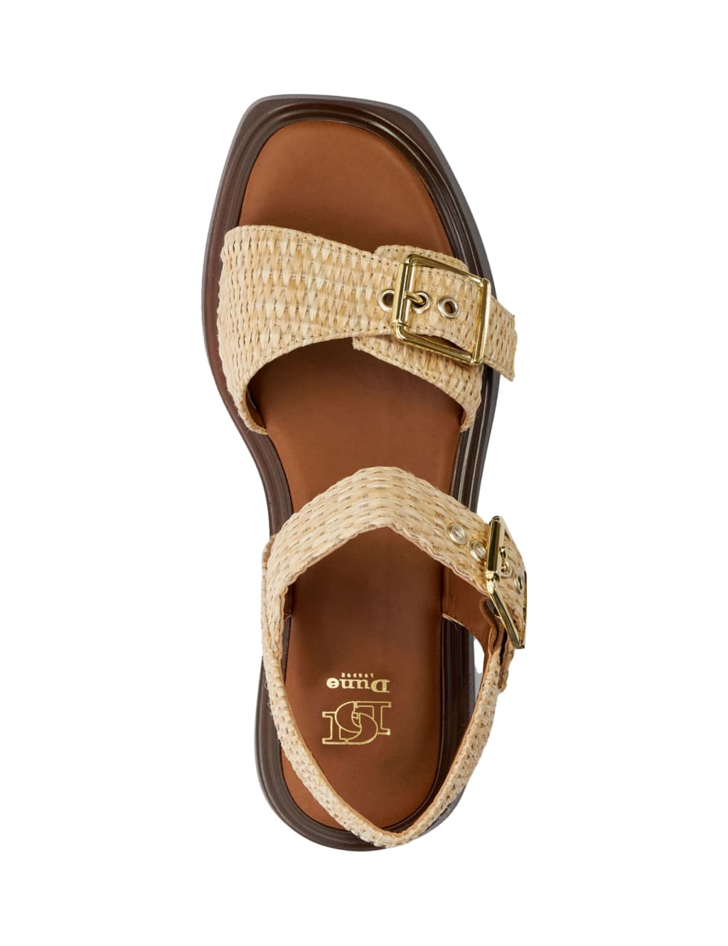 Leather Buckle Flatform Espadrilles 4 of 5