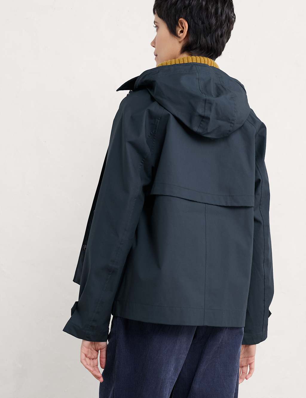 Pure Cotton Hooded Raincoat 3 of 4