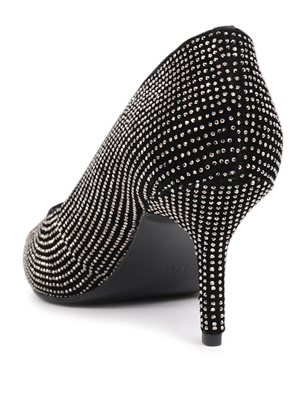 Leather Embellished Kitten Heel Court Shoes 6 of 7