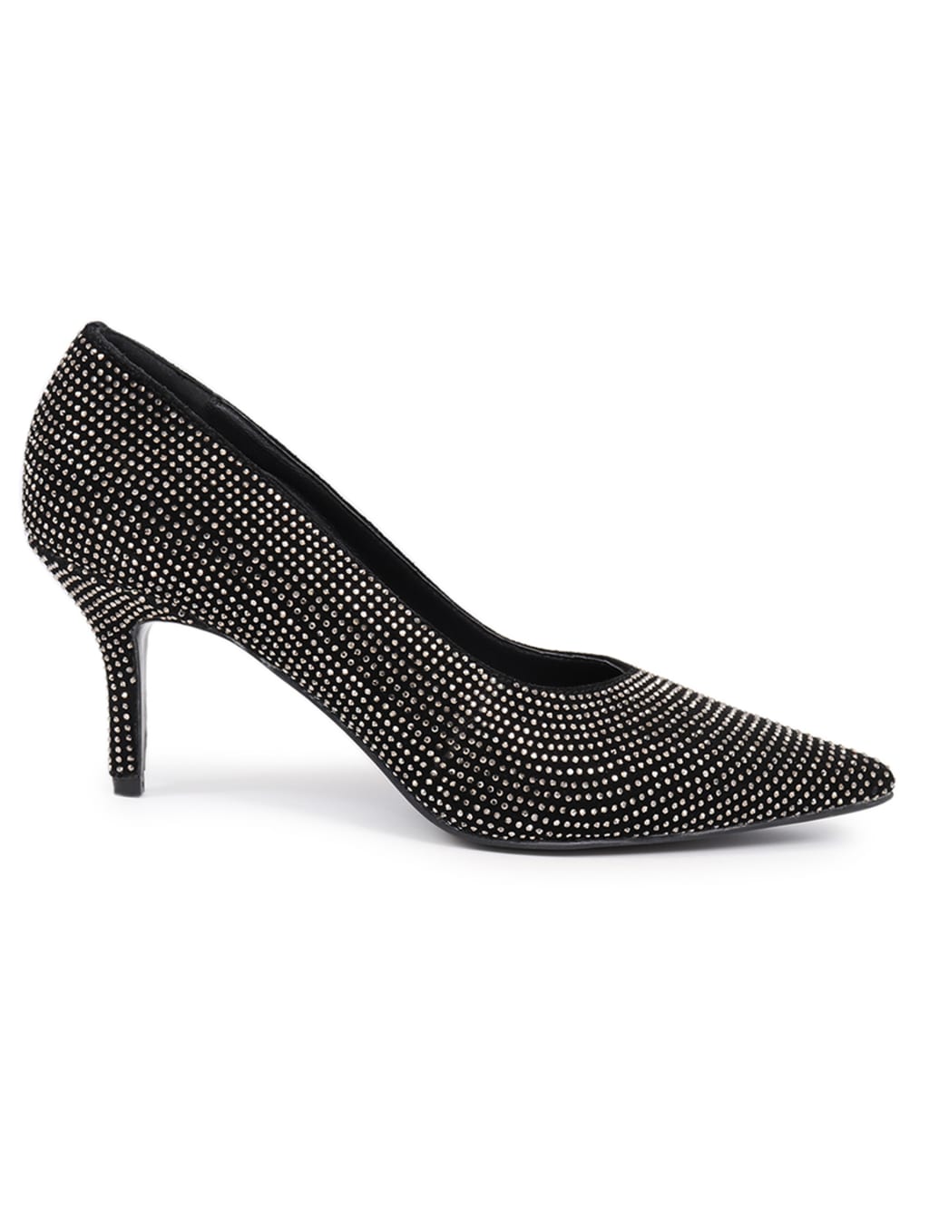 Leather Embellished Kitten Heel Court Shoes 2 of 7