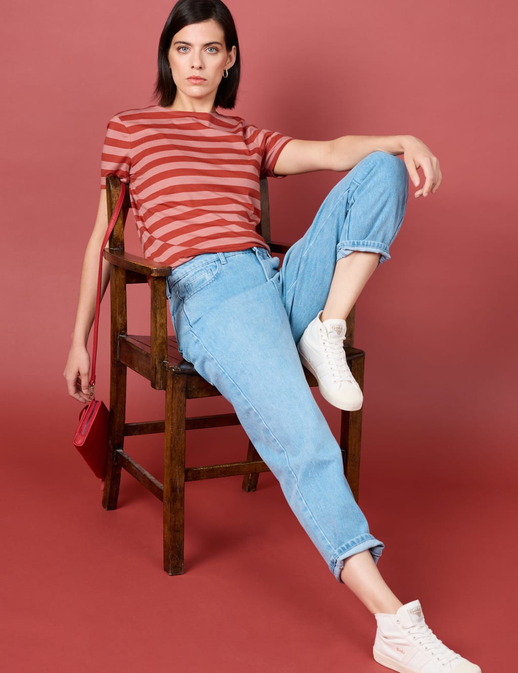 Pure Cotton Striped T-Shirt 4 of 5