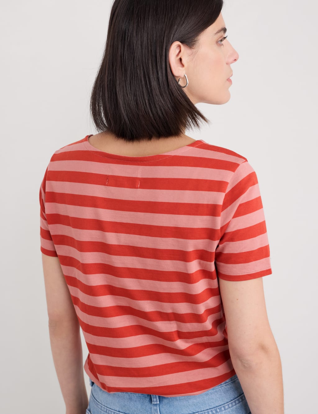 Pure Cotton Striped T-Shirt 5 of 5