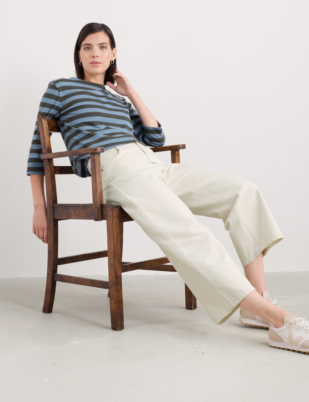 Pure Cotton Striped Top 4 of 5