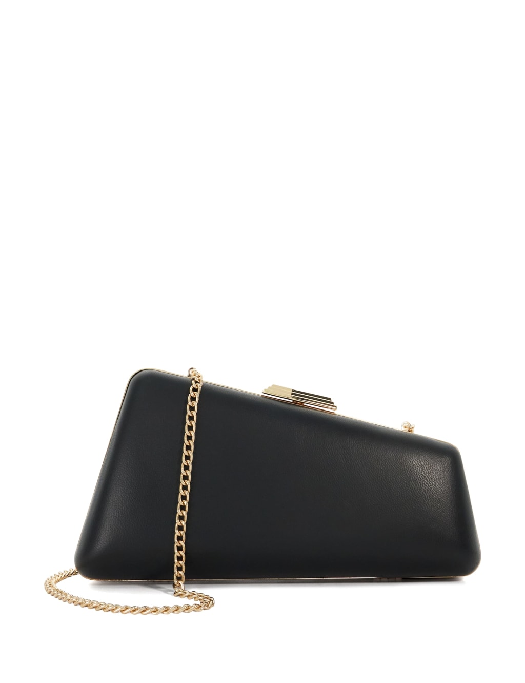 Leather Chain Strap Clutch Bag Dune London M S