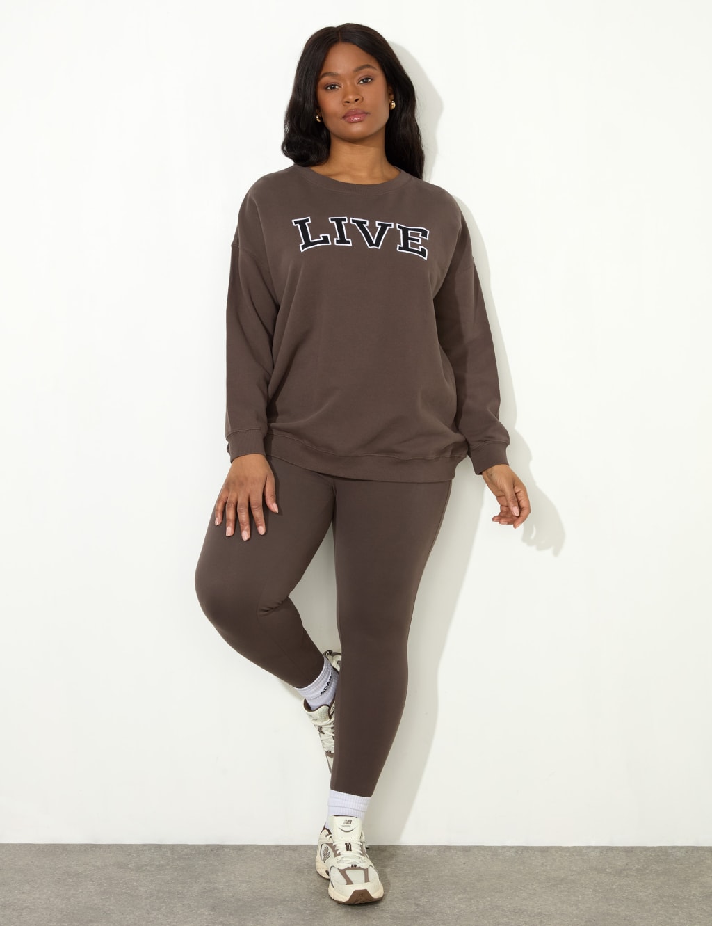 Pure Cotton Embroidered Relaxed Sweatshirt 2 of 5
