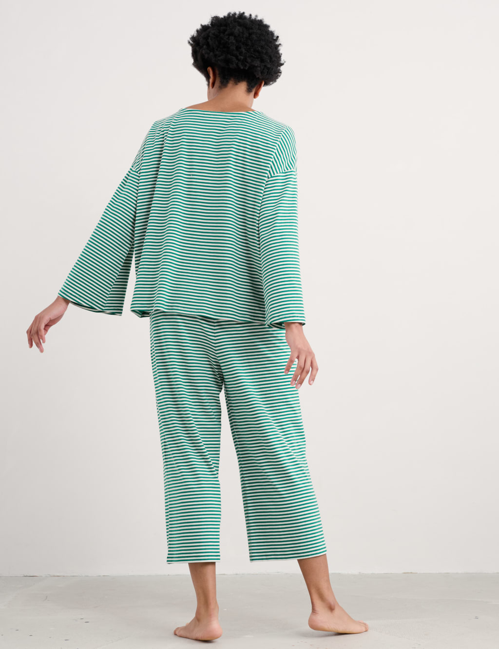 Cotton Rich Striped Pyjama Set 3 of 4