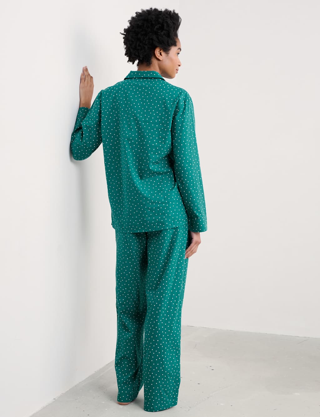 Pure Cotton Polka Dot Pyjamas 3 of 4