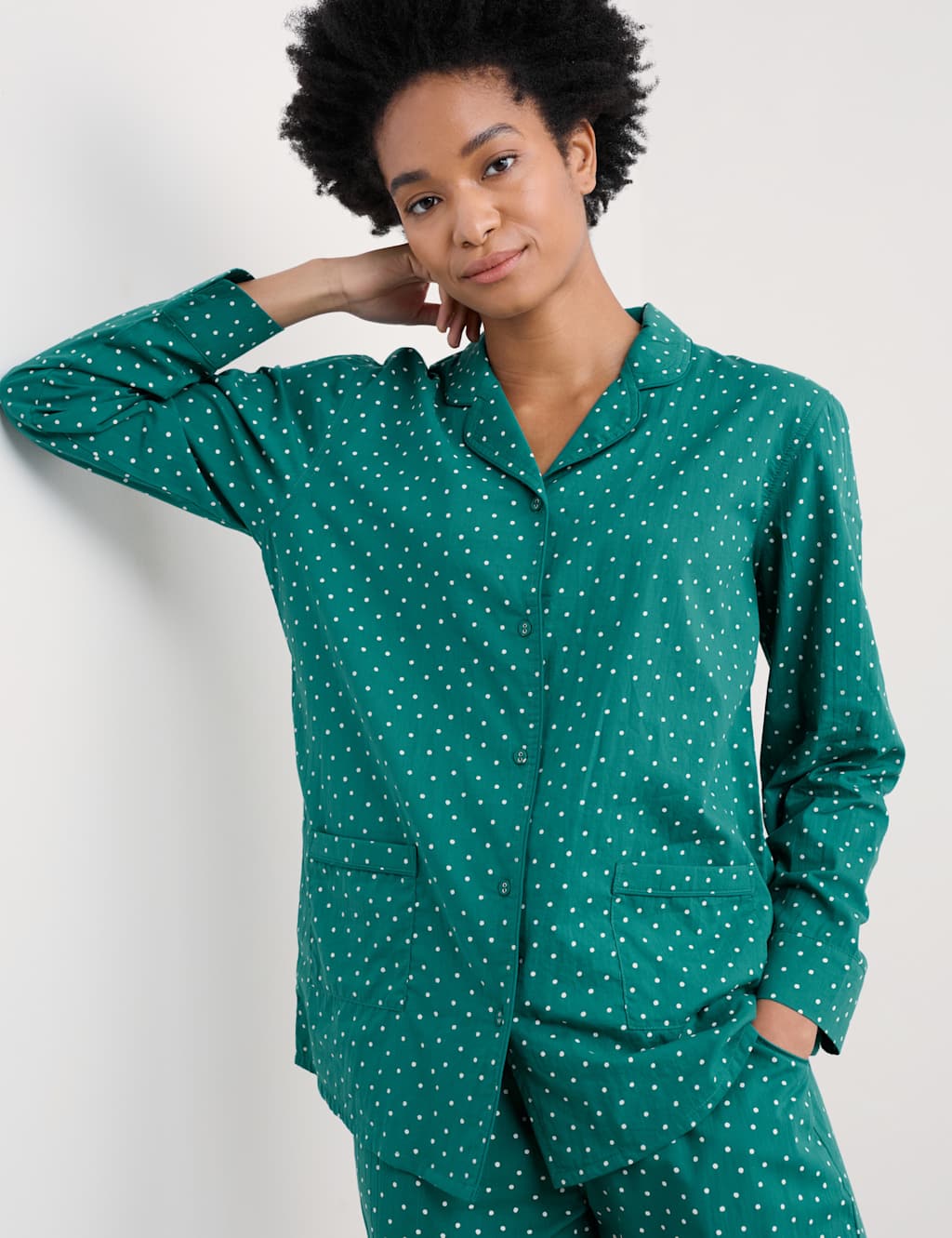 Pure Cotton Polka Dot Pyjamas 4 of 4