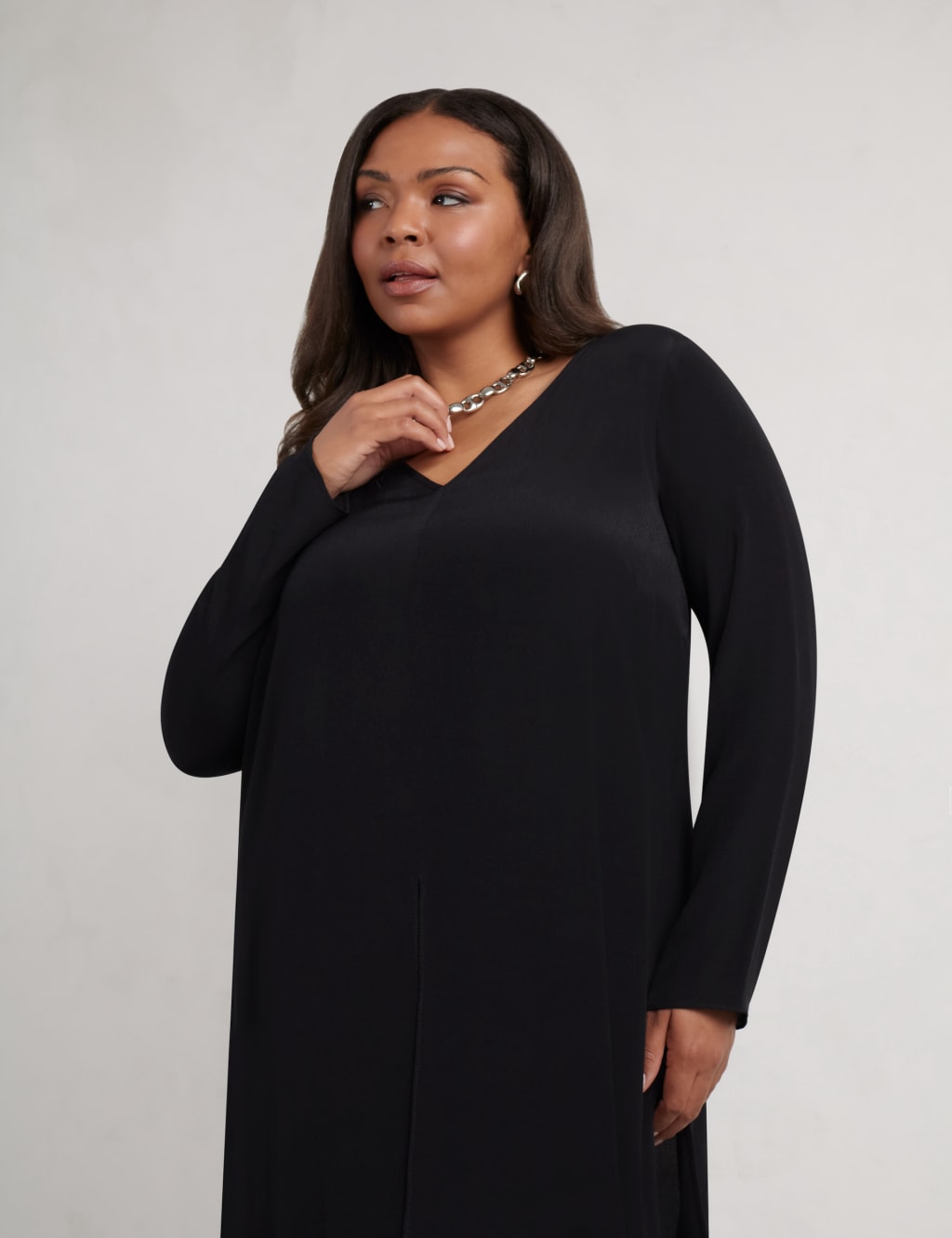 V Neck Tunic Live Unlimited London M S