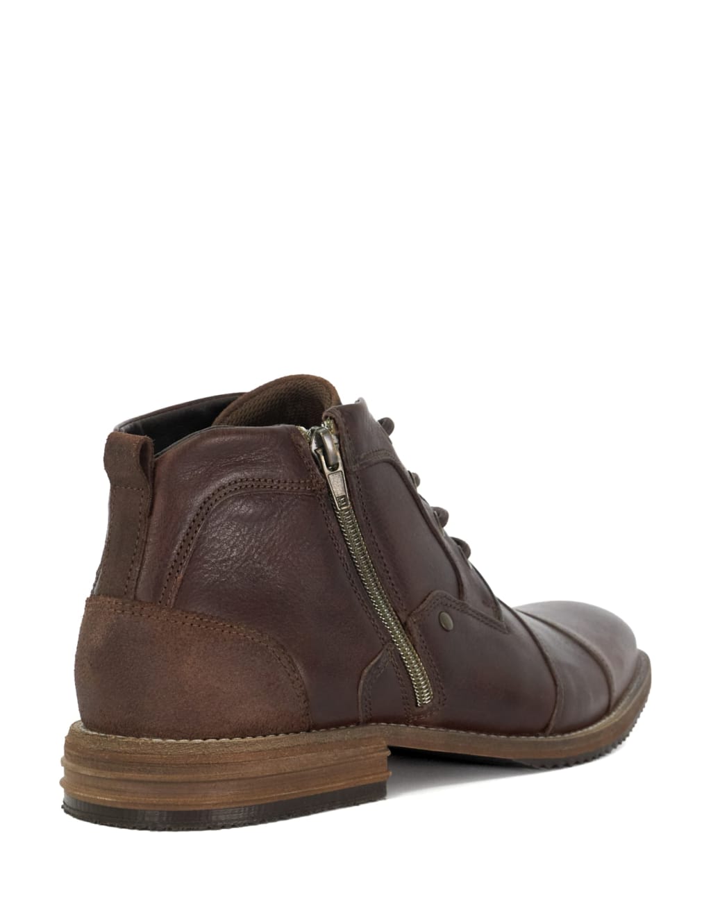 Leather Side Zip Casual Boots Dune London M S