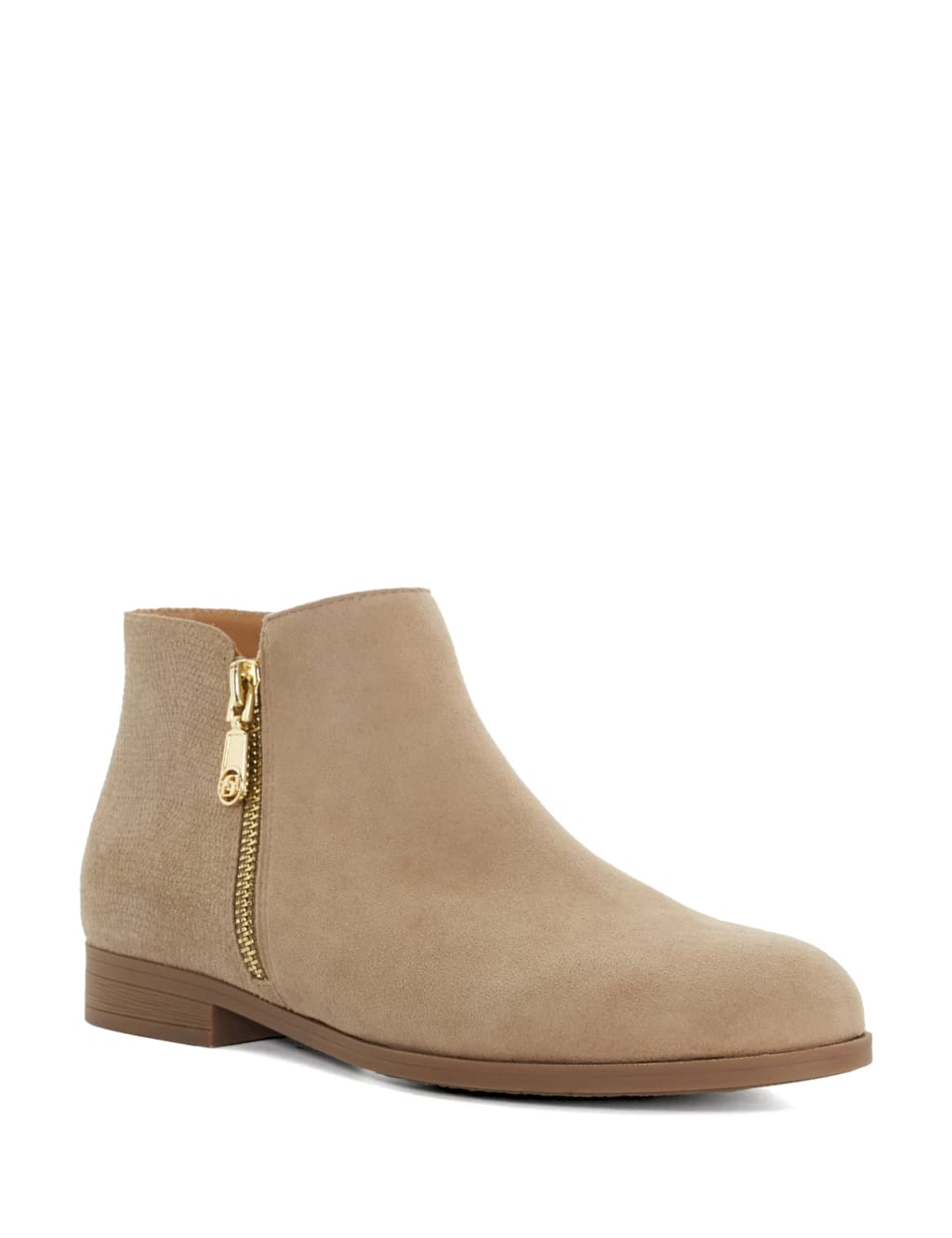 Suede Round Toe Ankle Boots Dune London M S