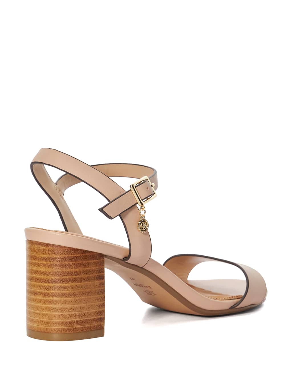 Wide Fit Leather Block Heel Strappy Sandals 3 of 5