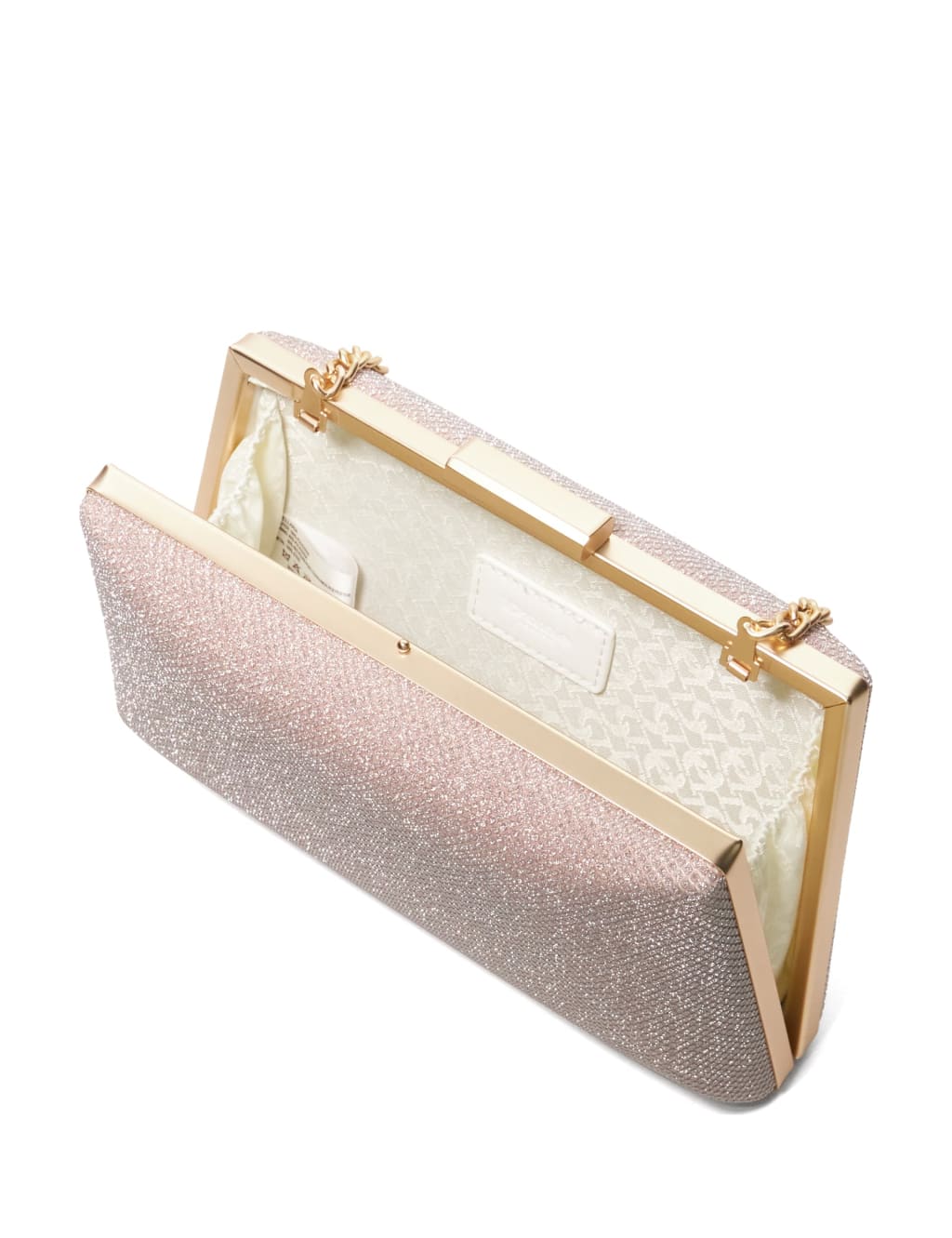 Metallic Chain Strap Clutch Bag 3 of 5