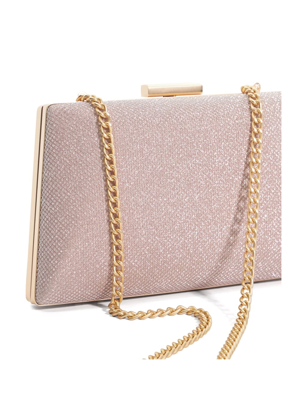 Metallic Chain Strap Clutch Bag 5 of 5