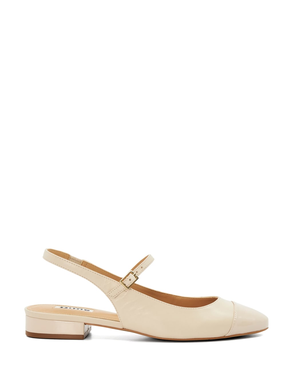 Leather Strappy Flat Slingback Sandals 1 of 5