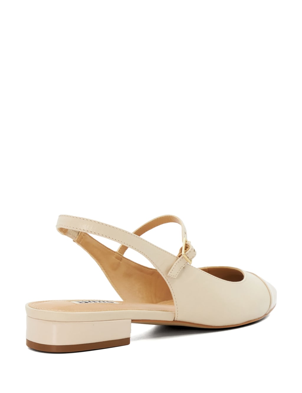Leather Strappy Flat Slingback Sandals 3 of 5