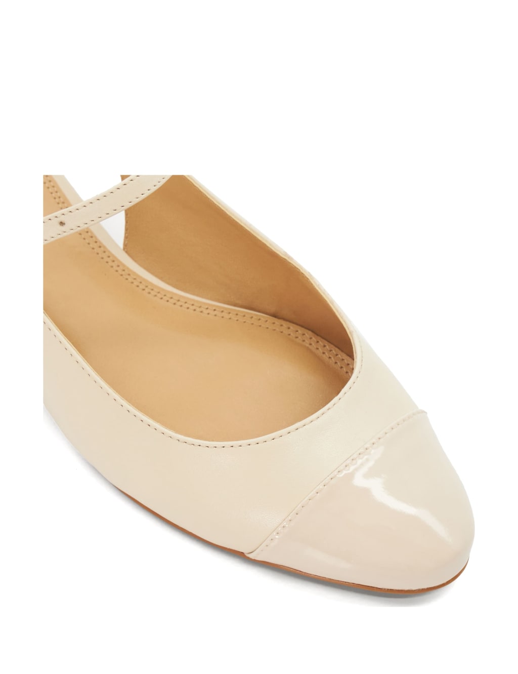 Leather Strappy Flat Slingback Sandals 4 of 5