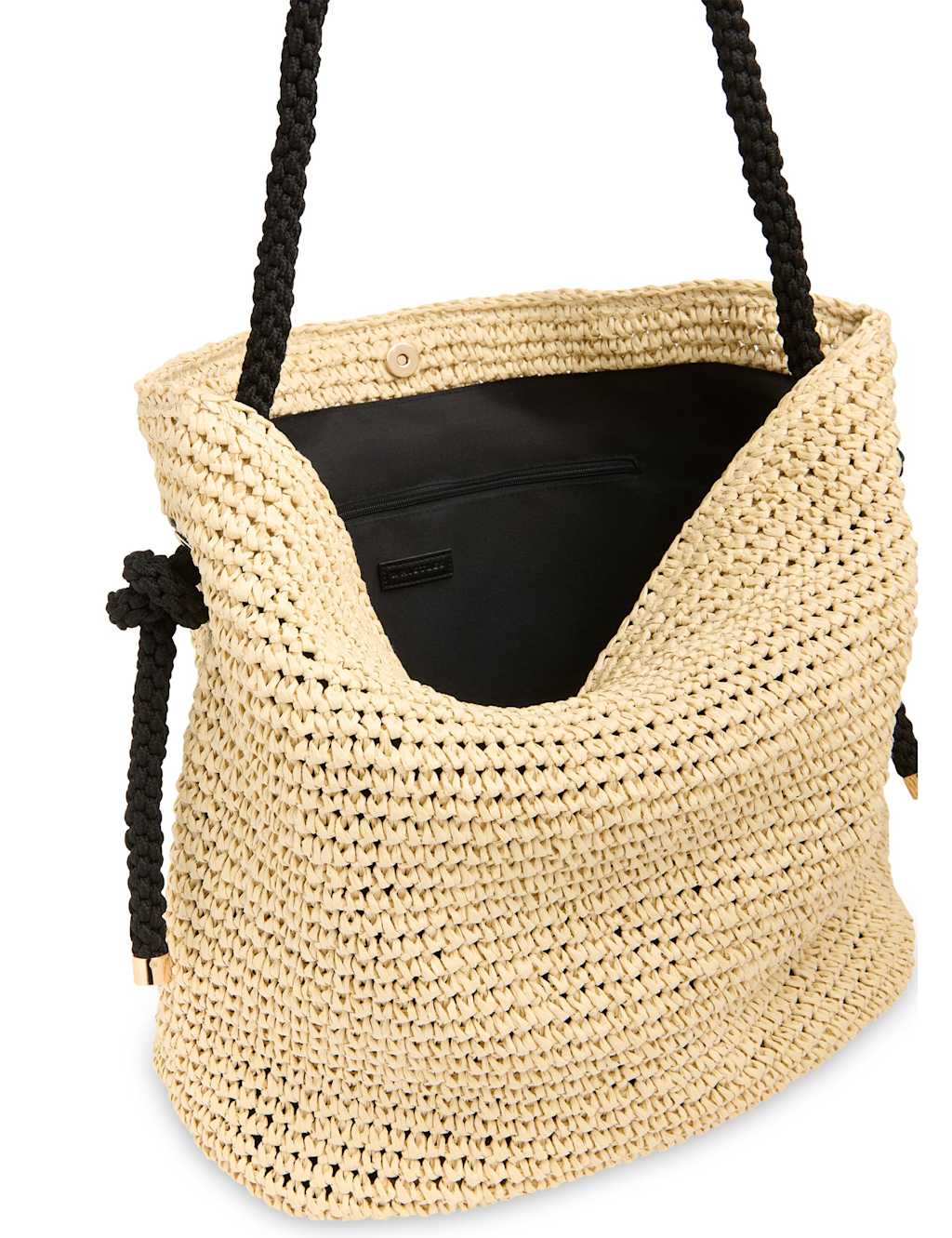 Straw Rope Handle Tote Bag 3 of 4